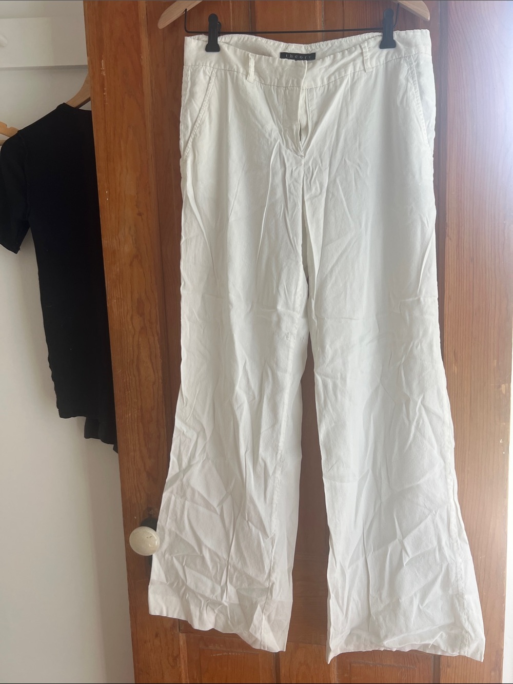 Theory amazing white crepe 8 pants !